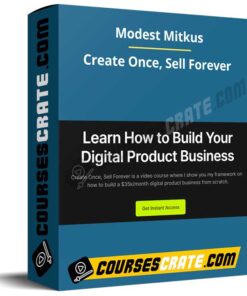 Modest Mitkus – Create Once, Sell Forever (Full Course)