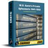 W.D. Gann’s Private Ephemeris 1941-1950