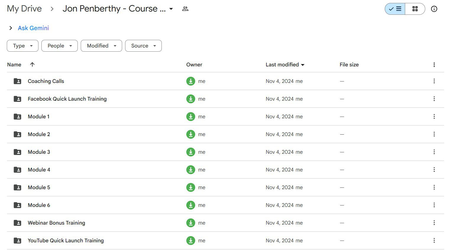 Courses Crate